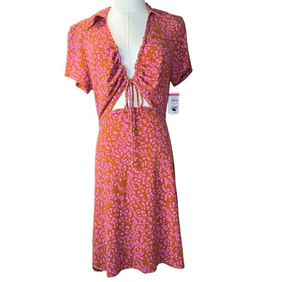 Free People Women's Marsaille cutout Mini Dress. SZ:M NWT - Picture 1 of 13